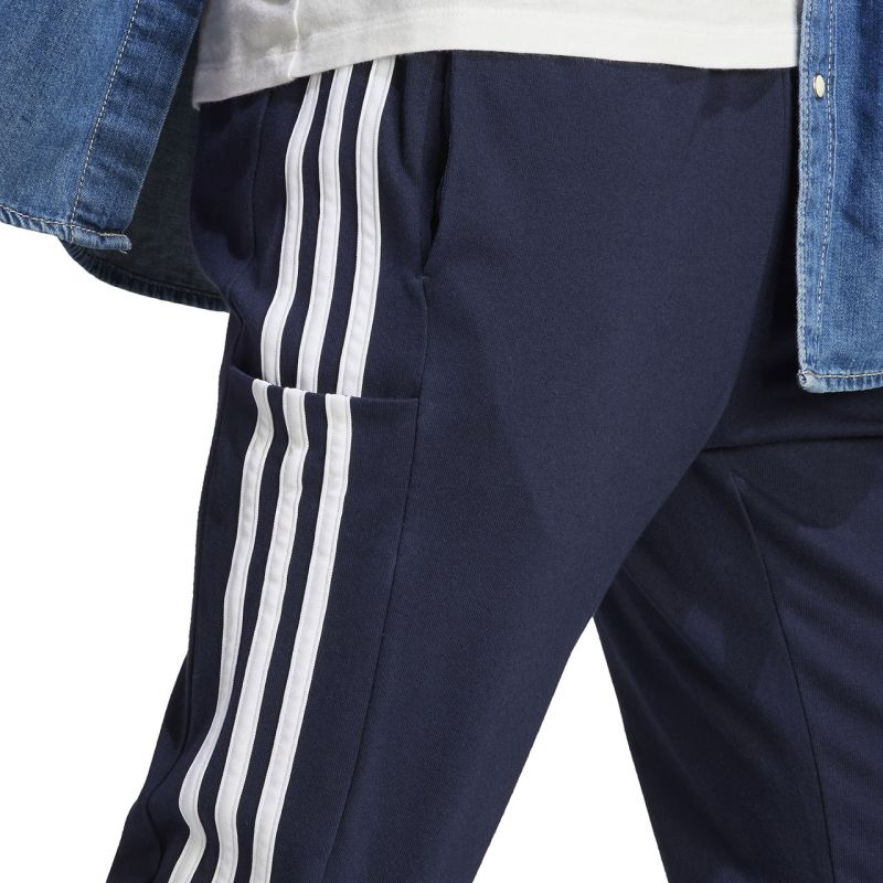 adidas Essentials Single Jersey Tapered Open Hem 3-Stripes M IC0045 Clothing/Training Adidas