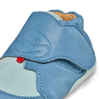 Affenzahn Crawly Shark leather crawling shoes (01257-30211)