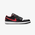 Air Jordan 1 LOW Black/Fire Red/White sports shoes - 553558-063 Obuwie/Buty do koszykówki męskie/Nike Your Sports Performance