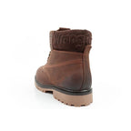 Wrangler Arch men's boots, Chelsea boots, elegant leather, dark brown Wrangler