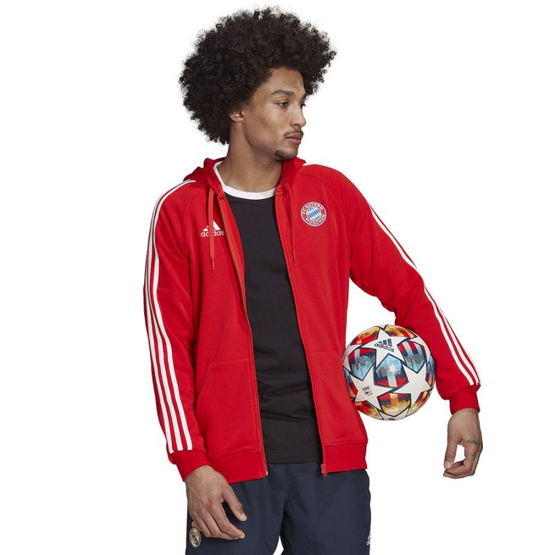 Sweatshirt adidas FC Bayern DNA FZ HD M HF1356 Clothing/Football Adidas