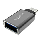 UNITEK ADAPTER USB TYPE TO USB (F) ALU, Y-A025CGY Kable i adaptery/Adaptery, przejściówki Your Sports Performance