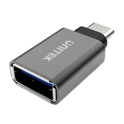 UNITEK ADAPTER USB TYPE TO USB (F) ALU, Y-A025CGY Kable i adaptery/Adaptery, przejściówki Your Sports Performance