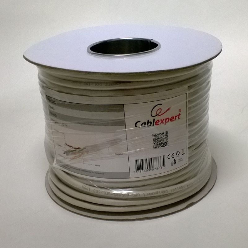 Network cable GEMBIRD UPC-6004SE-SOL/100 (UTP; 100m; cat. 6; gray) Kable, gniazda i wtyki/Kable sieciowe Your Sports Performance