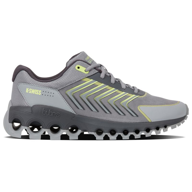 K-Swiss TUBES SPORT ULTRA ULTIMATE GRAY/ASPHALT/SLIME GREEN-M (08913-062-M)