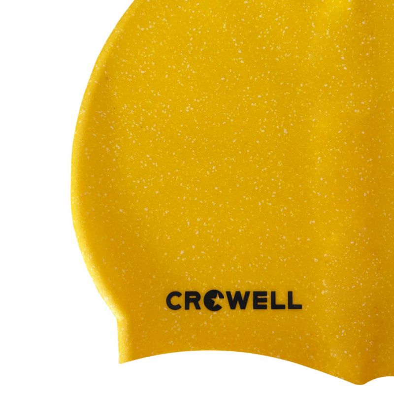 Silicone swimming cap Crowell Recycling Pearl yellow col.7 Accessories/Swimming accessories Your Sports Performance