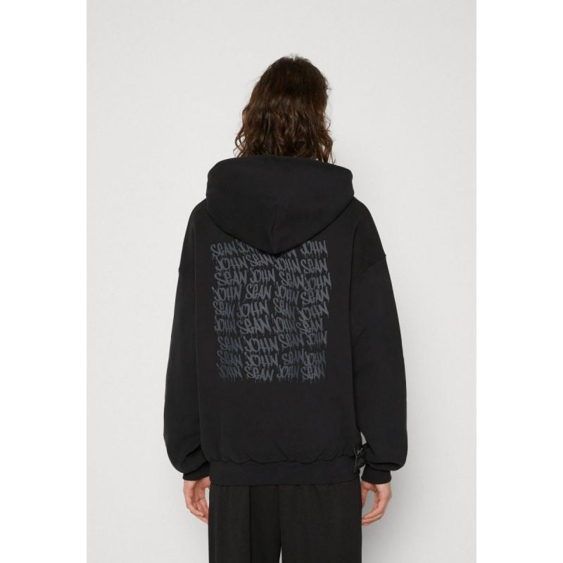 Sean John Script Logo Back Artwork Hoodie M 6021388 Clothing/Lifestyle/Sean John Your Sports Performance