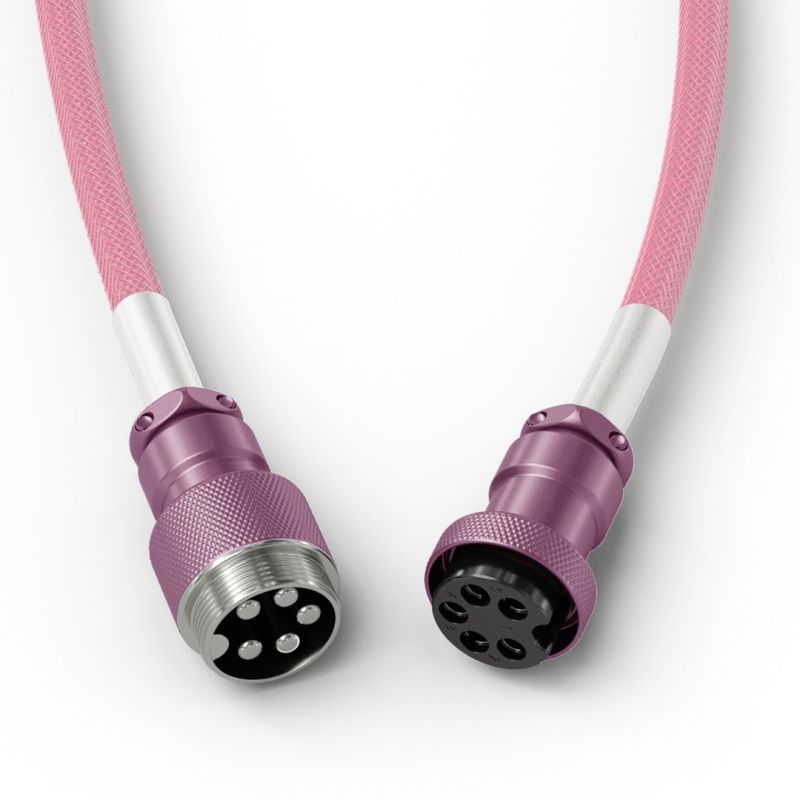 Glorious Gaming GLO-KB-ACC-CBL-COIL-PPNK Keyboard/Mouse Cable Pink 1.4m Kable i adaptery/Kable USB Your Sports Performance