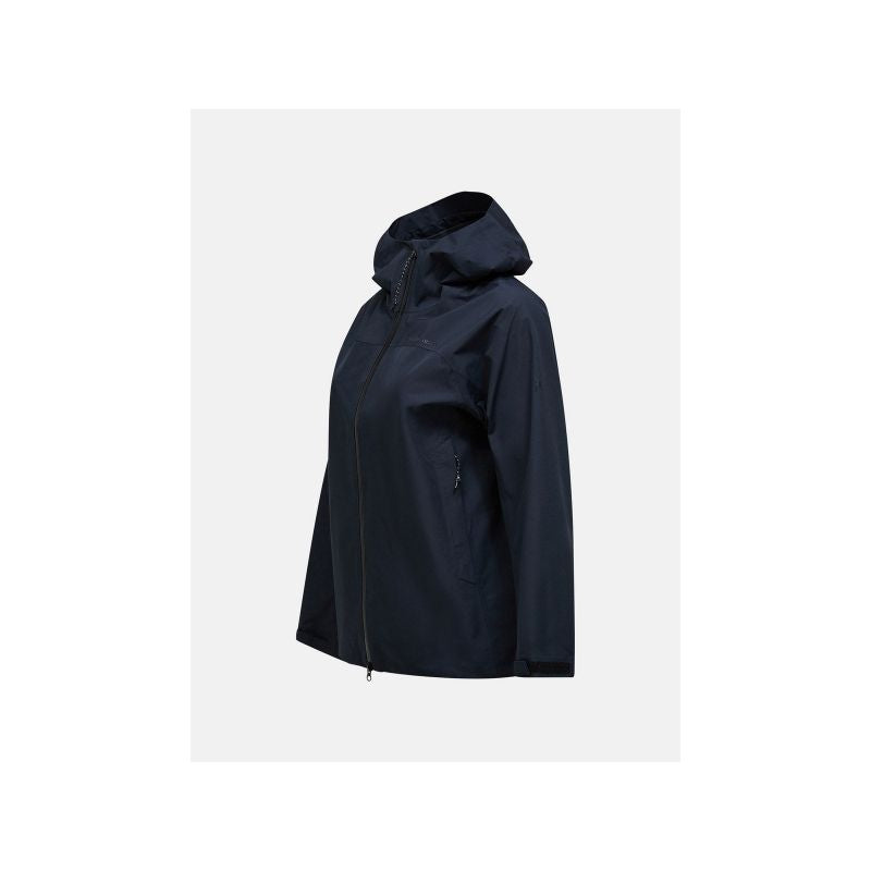 Women's PEAK PERFORMANCE W Treeline Hipe 2.5L Shell Jacket, Black