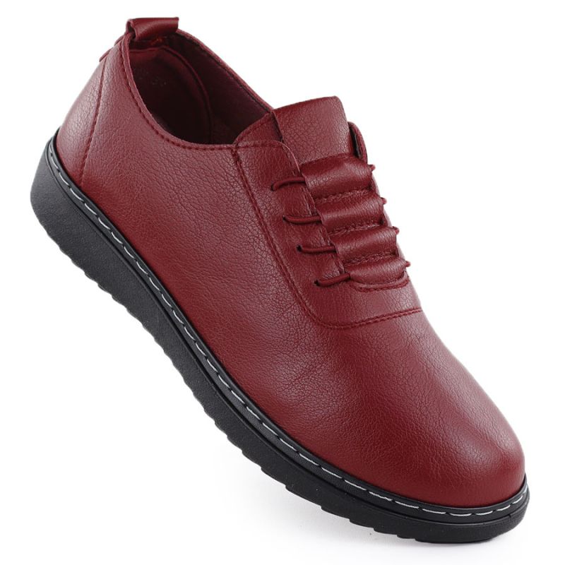 Women's comfortable burgundy shoes UNISOFT 5933 To be categorized Your Sports Performance
