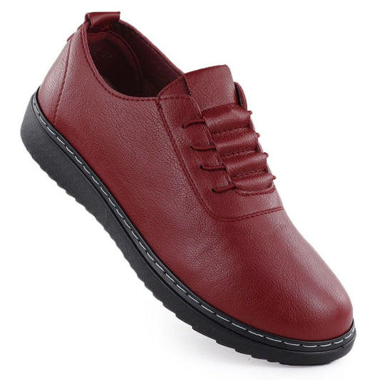 Women's comfortable burgundy shoes UNISOFT 5933 To be categorized Your Sports Performance