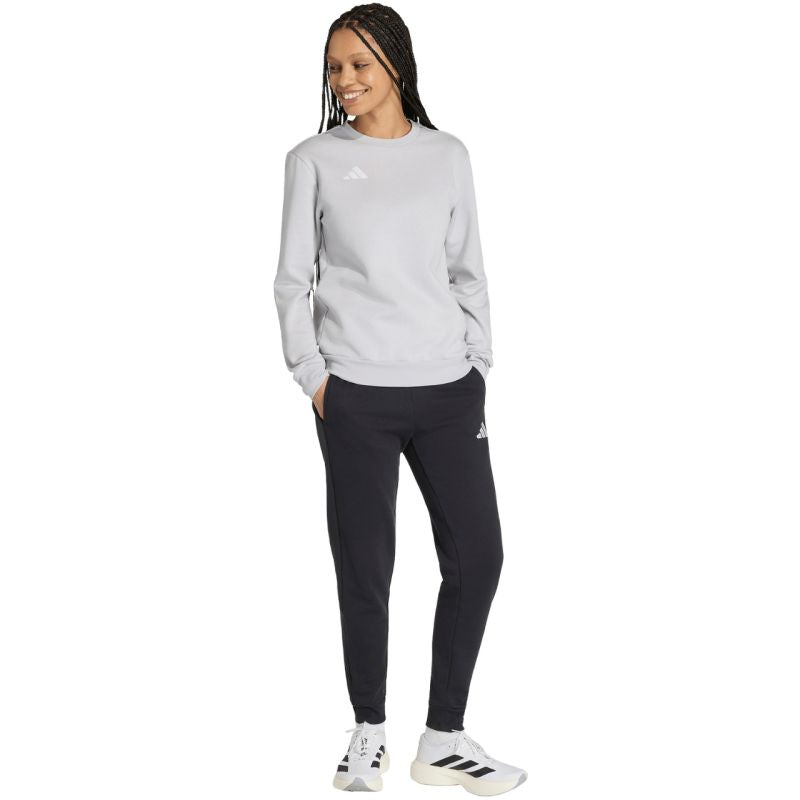 Women's adidas Entrada 26 Sweat Top Gray KB3948