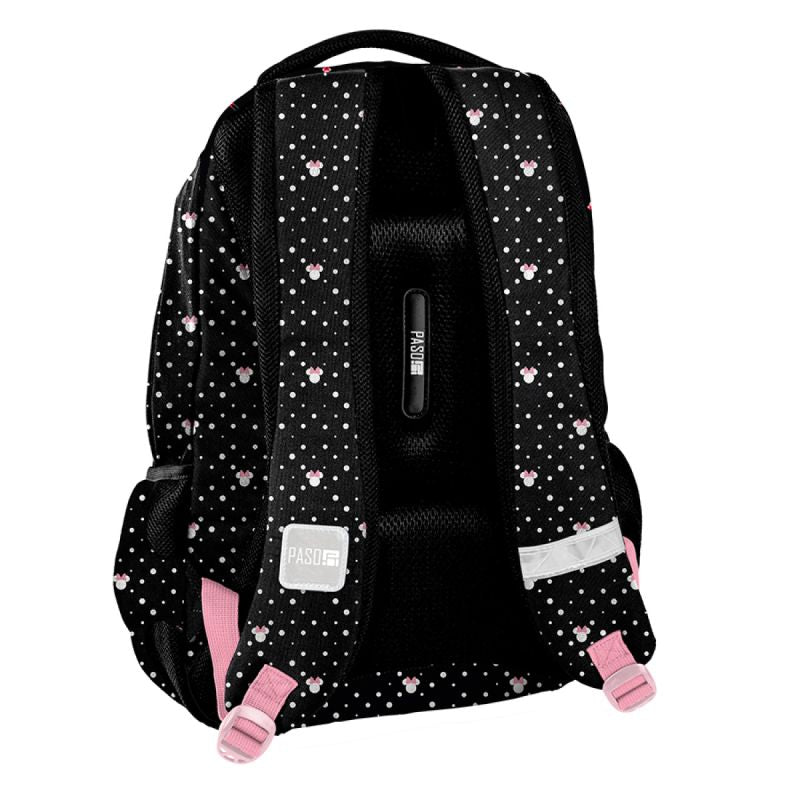PASO x Minnie Mouse School Backpack Black Satchel - DM23VV-278 Akcesoria i sprzęt koszykarski/Torby i plecaki Your Sports Performance