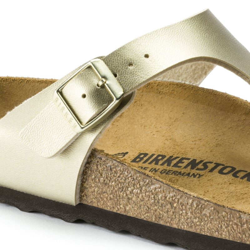 Birkenstock Gizeh Birko-Flor Gold women's flip-flops narrow (1016109) Footwear/Lifestyle/Brinkenstock/Japonki Birkenstock