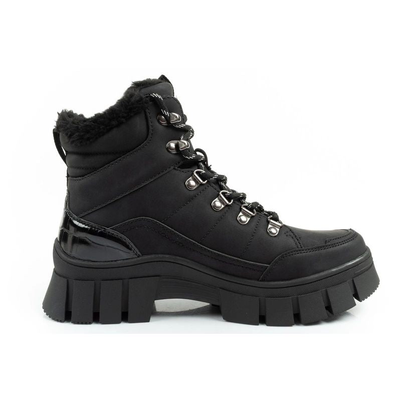Lee Cooper women's winter hiking sports shoes, insulated, black, high In preparation Your Sports Performance