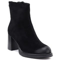 Black women’s heeled platform ankle boots Potocki SZ12844
