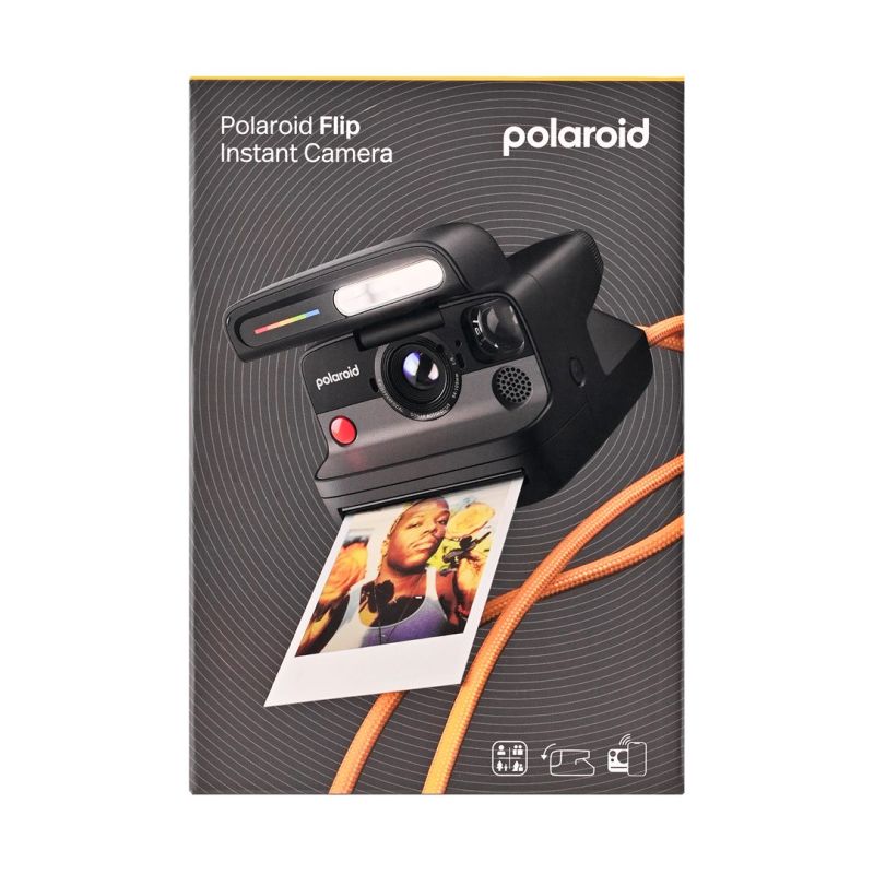 Polaroid Flip Instant Camera, Black Aparaty/Aparaty natychmiastowe Your Sports Performance