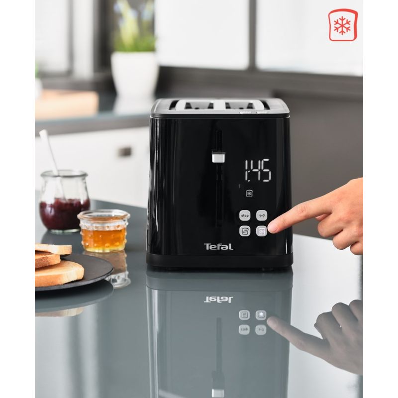 Tefal TT6408 Toaster 2 Slices Black 850 W AGD - Produkty/Tostery Your Sports Performance