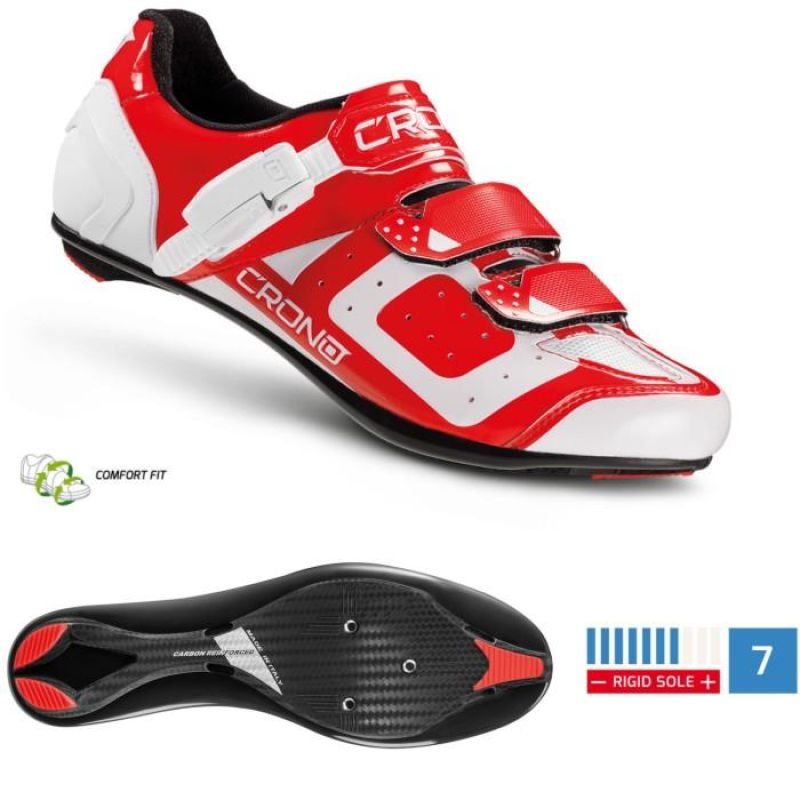 CRONO CR-3 road shoes red 42 nylon Footwear Your Sports Performance