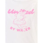 Girls' loose T-shirt with print 4F 4FJRSS26TTSHF3910-10S