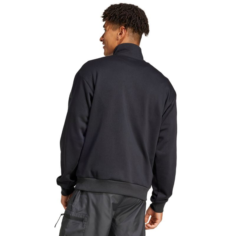 Men's adidas City Escape Fleece Half-Zip GD Sweatshirt Black JF3290 To be categorized Your Sports Performance