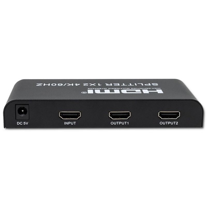 QOLTEC SPLITTER 2XHDMI 4KX2K | 6GB/S | 60HZ Kable i adaptery/Adaptery, przejściówki Your Sports Performance