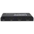 QOLTEC SPLITTER 2XHDMI 4KX2K | 6GB/S | 60HZ Kable i adaptery/Adaptery, przejściówki Your Sports Performance