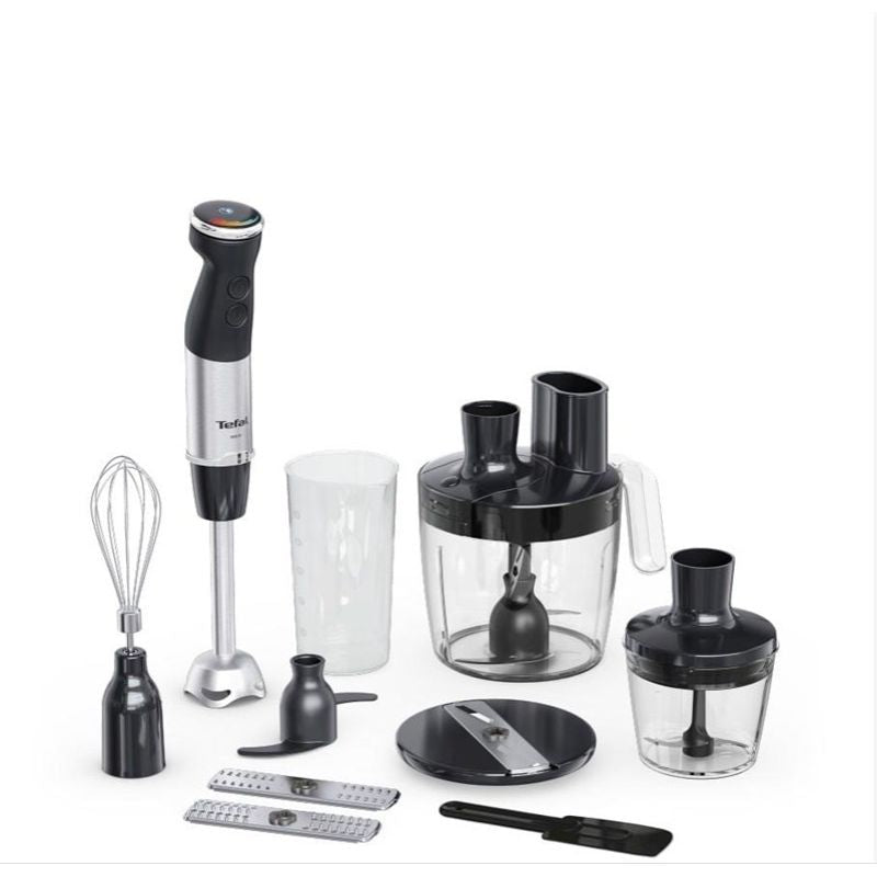 Tefal Quickchef+ HB67G830 blender 0.8 l Immersion blender 1000 W Black, Stainless steel AGD - Produkty/Miksery / Blendery Your Sports Performance
