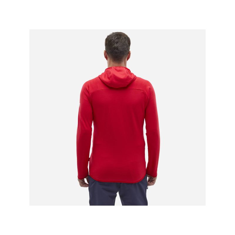 MILLET FUSION GRID HOODIE M red