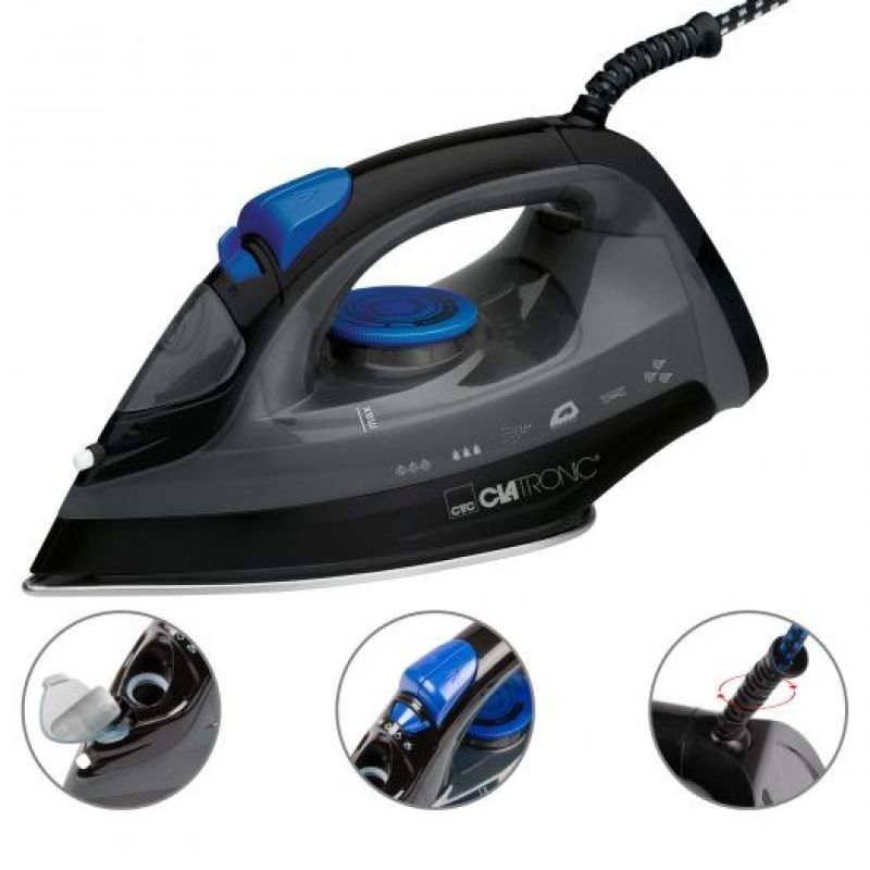 Clatronic DB 3703 steam iron (1800W; grey) AGD - Produkty/Żelazka i generatory pary Your Sports Performance