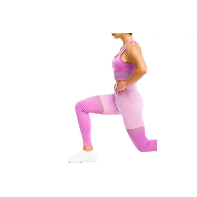 GymHero Leggings Stripes W MAUVE Clothing/Training/GymHero Your Sports Performance