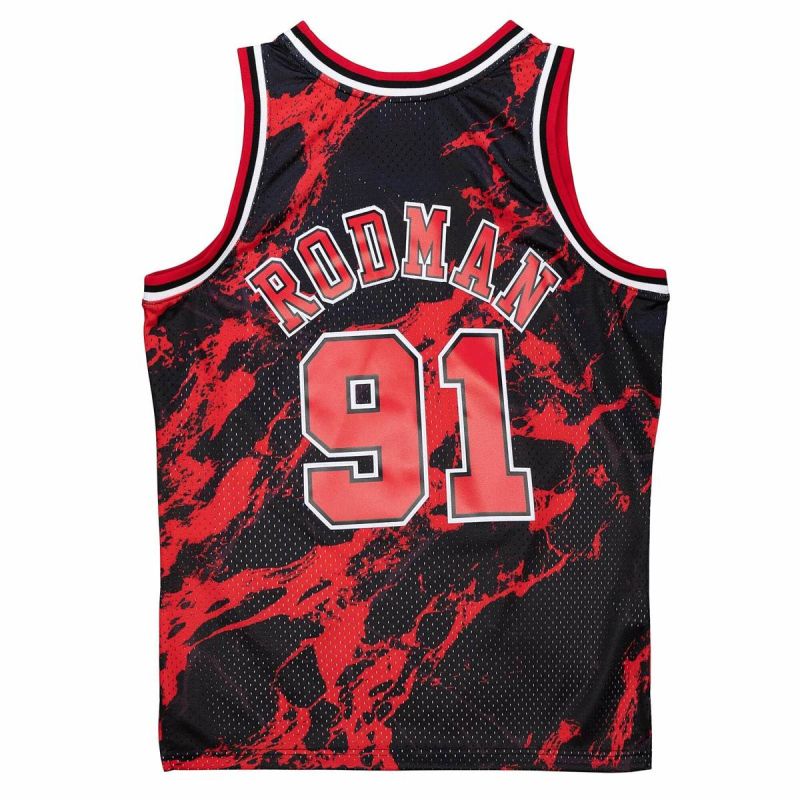 Mitchell & Ness Marble NBA Swingman Dennis Rodman Chicago Bulls Jersey Koszulki NBA Your Sports Performance