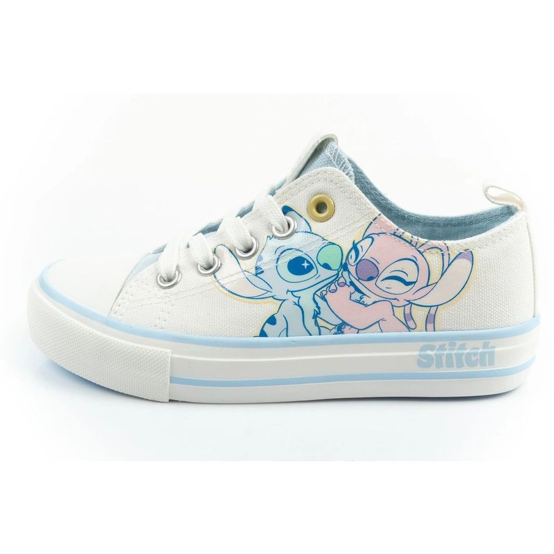 Leomil children's sports shoes Stitch sneakers comfortable light white