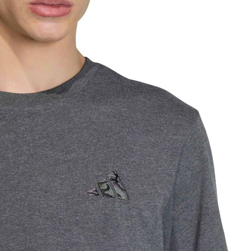 Men's adidas Camo Embroidered Small Logo Graphic T-shirt gray KC7159