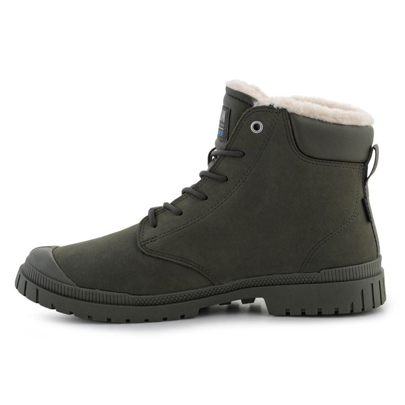 Palladium SP20 Cuff Leather Waterproof WL U 79067-325-M Olive Night shoes Footwear/Lifestyle/Palladium Your Sports Performance