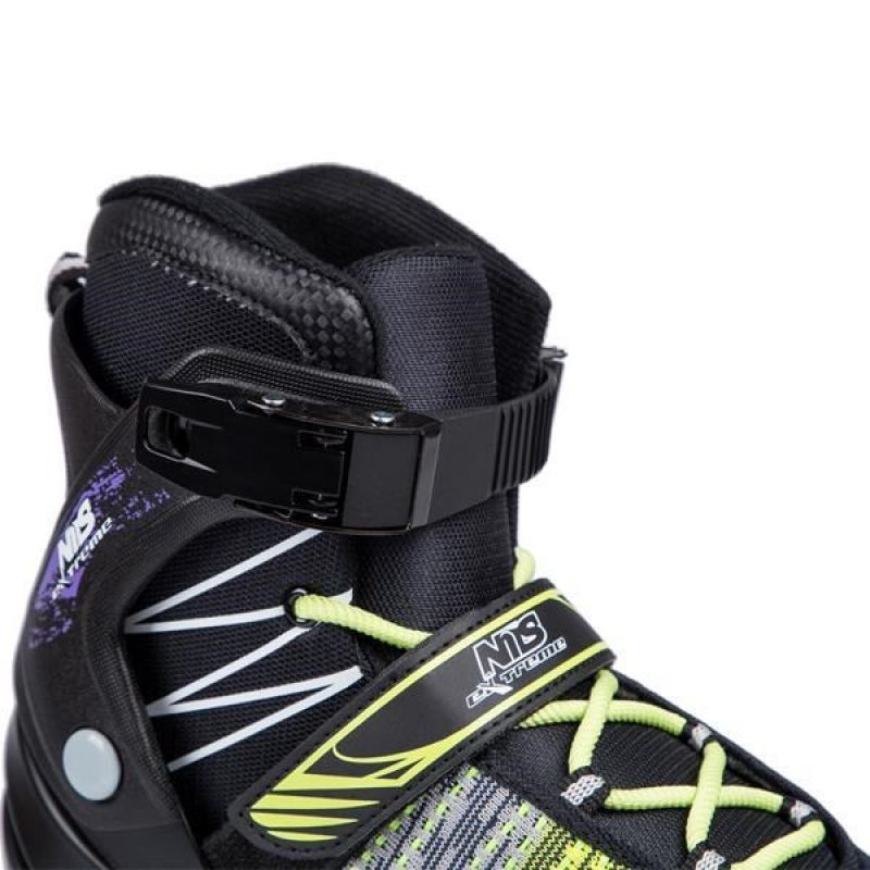NILS Extreme NA1206 roller skates black and green size 40 Skating/Rolki, wrotki Your Sports Performance