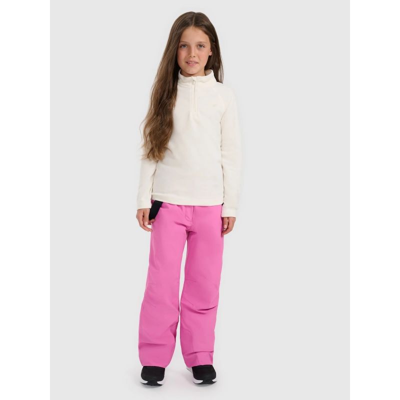 Girls' thermal fleece underwear (top) 4F 4FJRAW25UFLEF070-11S *Kategoria tymczasowa Your Sports Performance