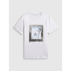 Men's regular printed T-shirt 4F 4FWSS26TTSHM3034-10S 4f