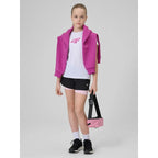 Girls' quick-drying sports T-shirt 4F 4FJRSS26TFTSF2388-10S