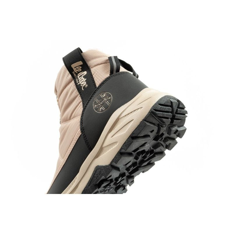 Lee Cooper women's winter hiking shoes, insulated, beige, black Lee Cooper