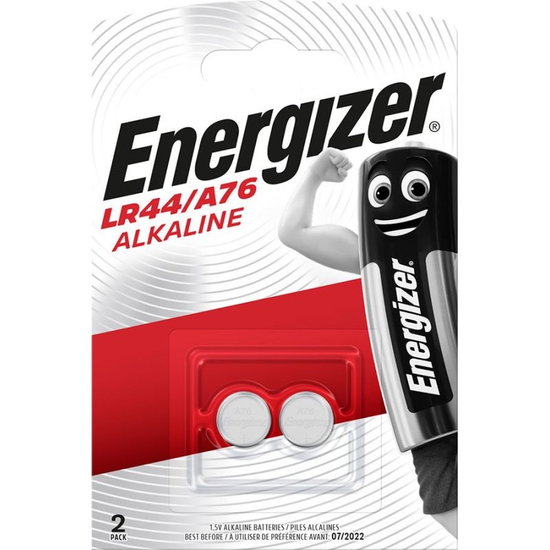 ENERGIZER ALKALINE SPECIALIZED BATTERIES LR44 A76 2 PIECES 1.5V Baterie, akumulatorki i ładowarki/Baterie Your Sports Performance