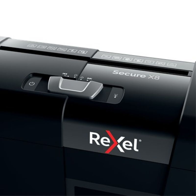 Rexel Secure X8 (P-4) Shredder, 8 sheets, 14 l bin Urządzenia biurowe/Niszczarki Your Sports Performance