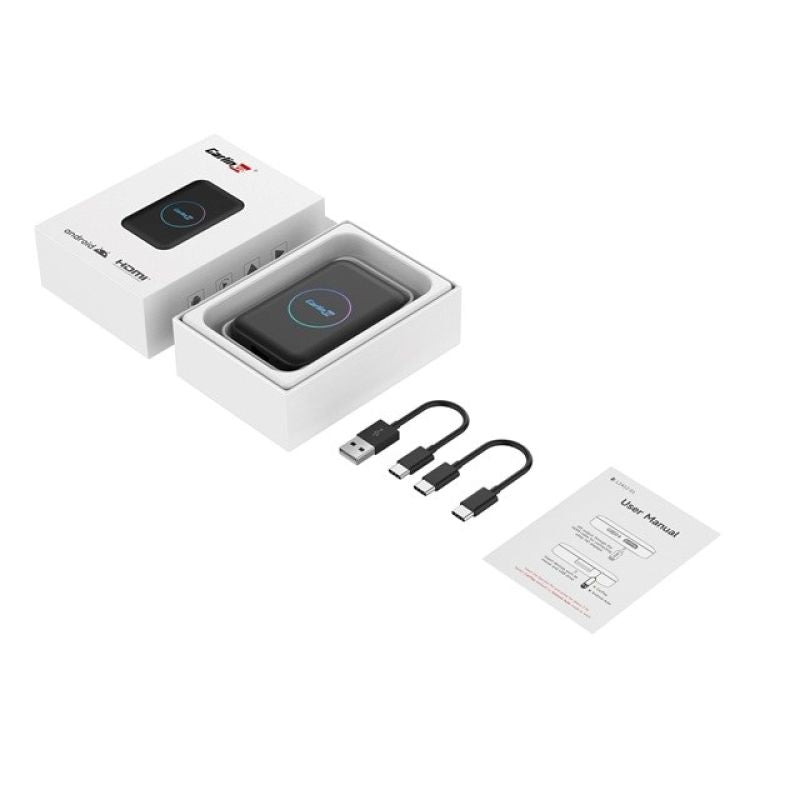Carlinkit Lite S HDMI Wireless Adapter 4GB+32GB Android Auto/Carplay for Car Stereos Black Kable i adaptery/Adaptery, przejściówki Your Sports Performance