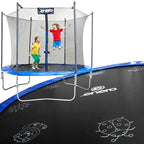 FOLDABLE GARDEN TRAMPPOLINE WITH INNER NET 8FT 244CM ENERO Home and Garden/Garden Your Sports Performance