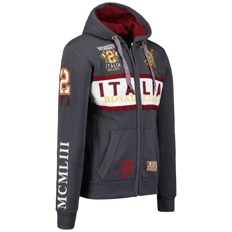Geographical Norway Filio 100 M sweatshirt WW5417H/GN/Dark Gray Clothing/Outdoor/Geographical Norway Your Sports Performance