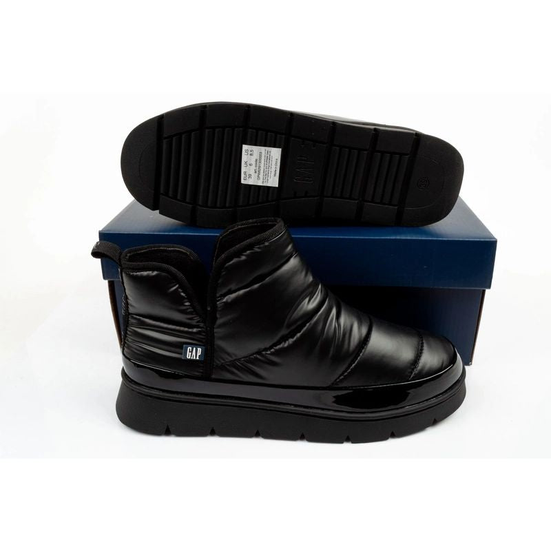 GAP Women's Shoes Alabama Winter Ankle Boots Black Slip-On