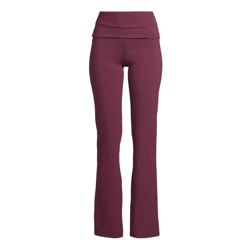 CASALL Sublime Folded Flare Pants, Burgundy