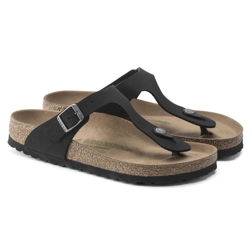 Birkenstock Gizeh Birko-Flor Women's Narrow Black Flip-Flops for Narrow Feet Vegan Black (1020487) Footwear/Lifestyle/Brinkenstock/Japonki Birkenstock
