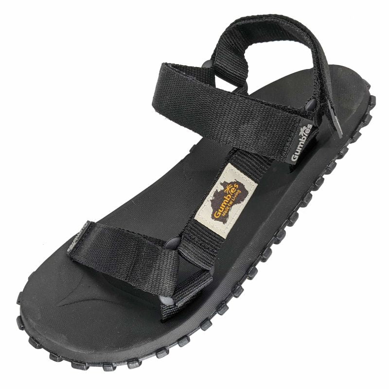 Sandals Gumbies Scrambler Sandal G-SC-UNI-BLACK Footwear/Outdoor/Gumbies Your Sports Performance