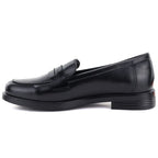 Women's loafers, black lords shoes, Potocki SZ12832